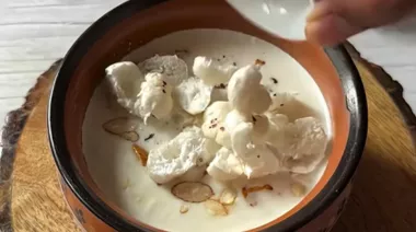 Coriander Seed Panjiri and Panchamrit Served for Janmashtami Puja 6